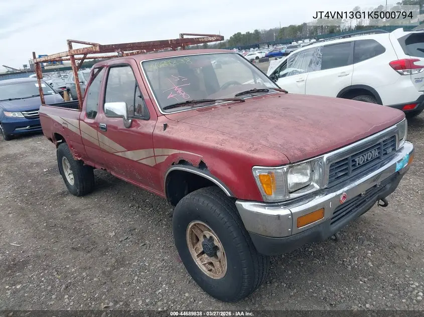 1989 Toyota Pickup 1/2 Ton Ex Long Whlbs Sr5 VIN: JT4VN13G1K5000794 Lot: 44689838