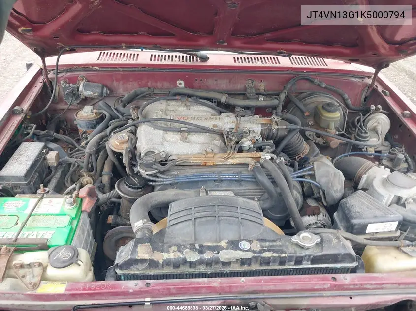 1989 Toyota Pickup 1/2 Ton Ex Long Whlbs Sr5 VIN: JT4VN13G1K5000794 Lot: 44689838