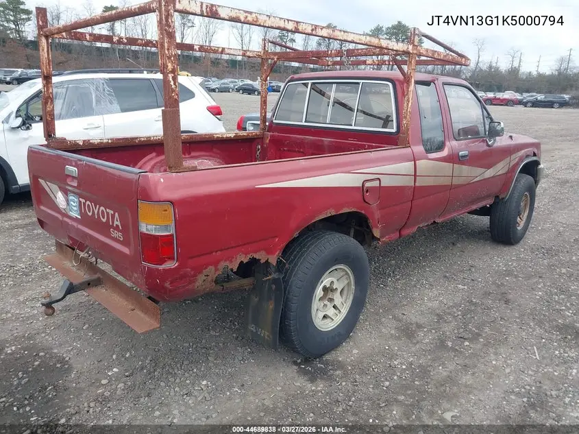 1989 Toyota Pickup 1/2 Ton Ex Long Whlbs Sr5 VIN: JT4VN13G1K5000794 Lot: 44689838