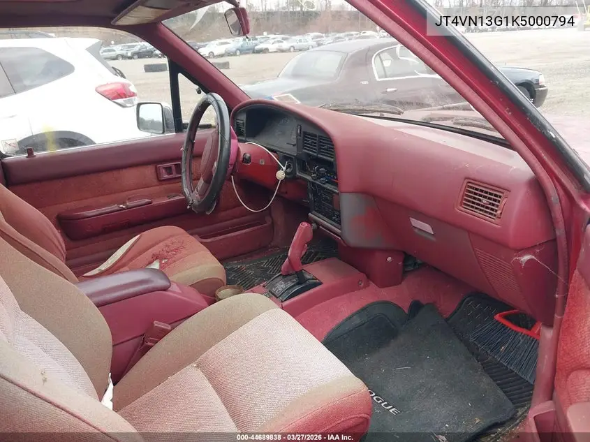 1989 Toyota Pickup 1/2 Ton Ex Long Whlbs Sr5 VIN: JT4VN13G1K5000794 Lot: 44689838