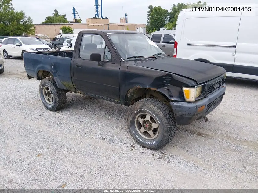 1989 Toyota Pickup 1/2 Ton Sht Wheelbase Dlx VIN: JT4VN01D4K2004455 Lot: 45449765