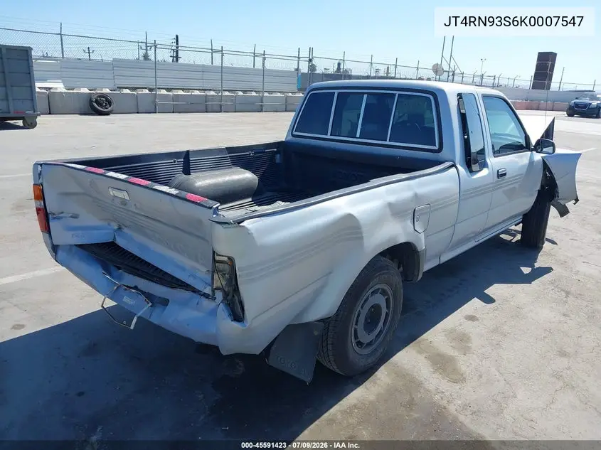 1989 Toyota Pickup 1/2 Ton Ex Lng Whlbase Sr VIN: JT4RN93S6K0007547 Lot: 45591423