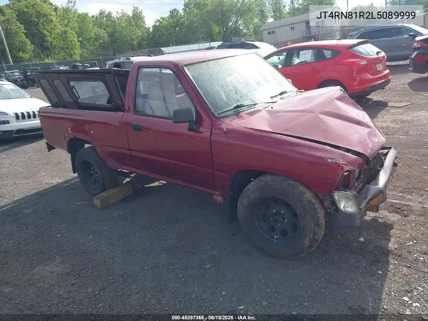 1990 Toyota Pickup 1/2 Ton Short Wheelbase VIN: JT4RN81R2L5089999 Lot: 45397366