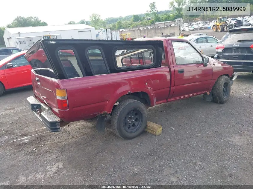 1990 Toyota Pickup 1/2 Ton Short Wheelbase VIN: JT4RN81R2L5089999 Lot: 45397366