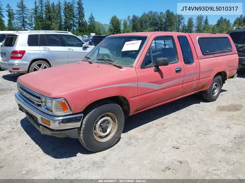 1990 Toyota Pickup 1/2 Ton Ex Lng Whlbse Dlx VIN: JT4VN93D9L5010317 Lot: 45398077