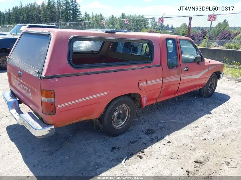1990 Toyota Pickup 1/2 Ton Ex Lng Whlbse Dlx VIN: JT4VN93D9L5010317 Lot: 45398077
