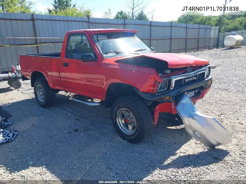 1990 Toyota Pickup 1/2 Ton Sht Wheelbase Dlx VIN: JT4RN01P1L7031838 Lot: 45404898