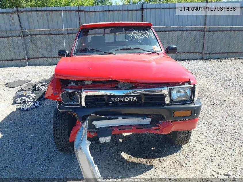 1990 Toyota Pickup 1/2 Ton Sht Wheelbase Dlx VIN: JT4RN01P1L7031838 Lot: 45404898