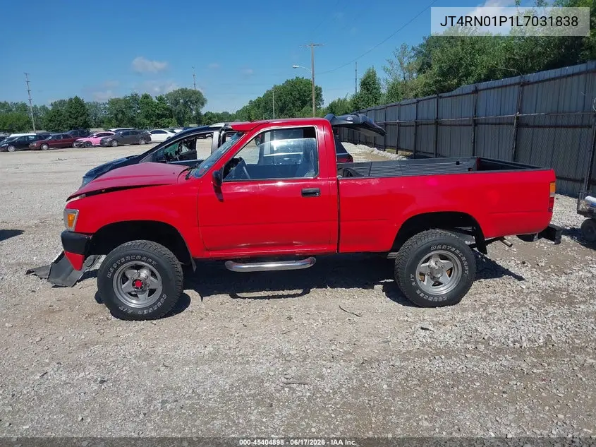 1990 Toyota Pickup 1/2 Ton Sht Wheelbase Dlx VIN: JT4RN01P1L7031838 Lot: 45404898
