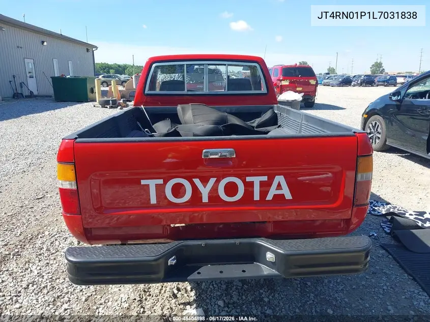 1990 Toyota Pickup 1/2 Ton Sht Wheelbase Dlx VIN: JT4RN01P1L7031838 Lot: 45404898