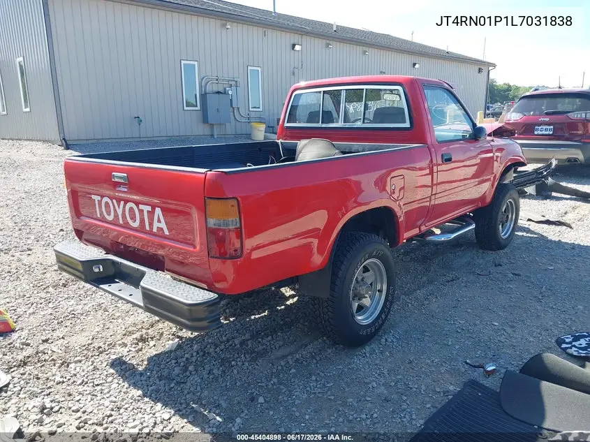 1990 Toyota Pickup 1/2 Ton Sht Wheelbase Dlx VIN: JT4RN01P1L7031838 Lot: 45404898