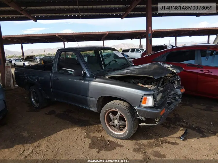 1991 Toyota Pickup 1/2 Ton Short Wheelbase VIN: JT4RN81A8M0078059 Lot: 45494659