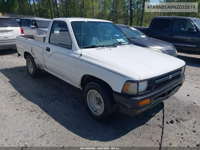 1992 Toyota Pickup 1/2 Ton Short Whlbase Stb VIN: 4TARN81A9NZ032619 Lot: 44802063