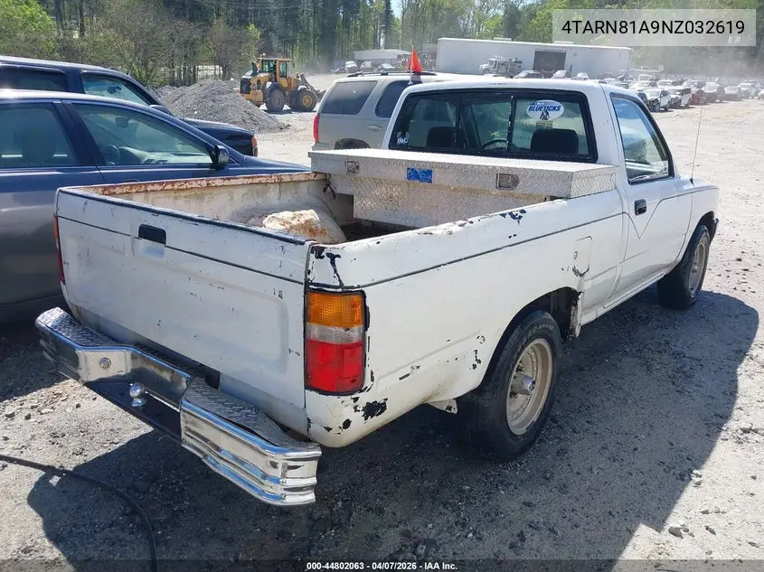 1992 Toyota Pickup 1/2 Ton Short Whlbase Stb VIN: 4TARN81A9NZ032619 Lot: 44802063