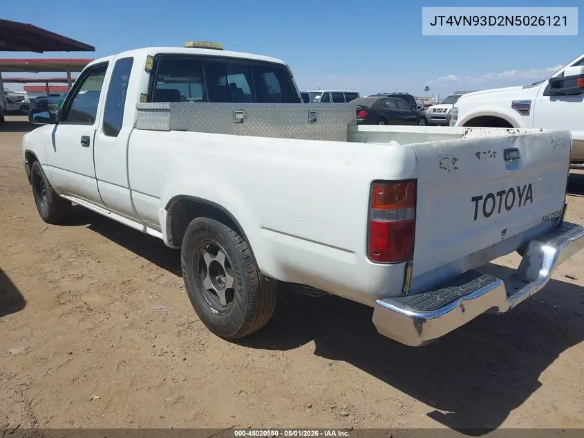 1992 Toyota Pickup 1/2 Ton Ex Lng Whlbse Dlx VIN: JT4VN93D2N5026121 Lot: 45020550