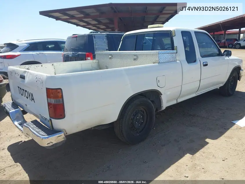 1992 Toyota Pickup 1/2 Ton Ex Lng Whlbse Dlx VIN: JT4VN93D2N5026121 Lot: 45020550