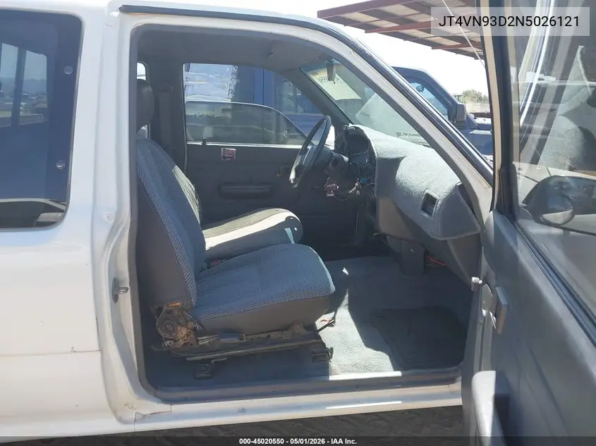 1992 Toyota Pickup 1/2 Ton Ex Lng Whlbse Dlx VIN: JT4VN93D2N5026121 Lot: 45020550