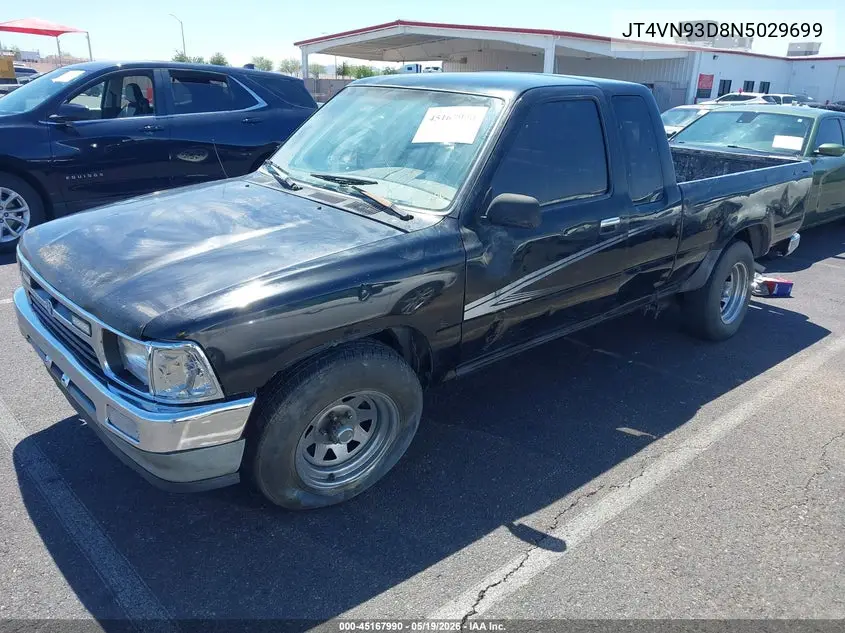 1992 Toyota Pickup 1/2 Ton Ex Lng Whlbse Dlx VIN: JT4VN93D8N5029699 Lot: 45167990