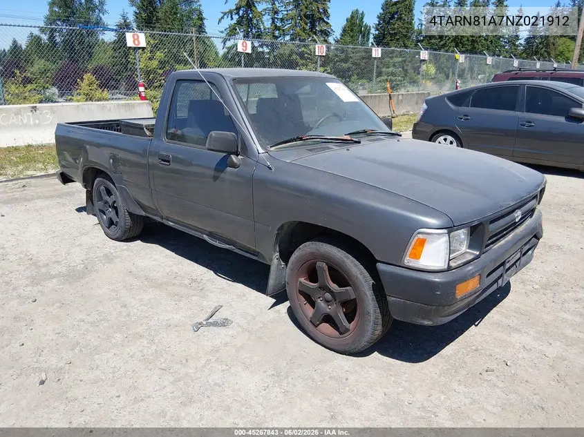 1992 Toyota Pickup 1/2 Ton Short Whlbase Stb VIN: 4TARN81A7NZ021912 Lot: 45267843