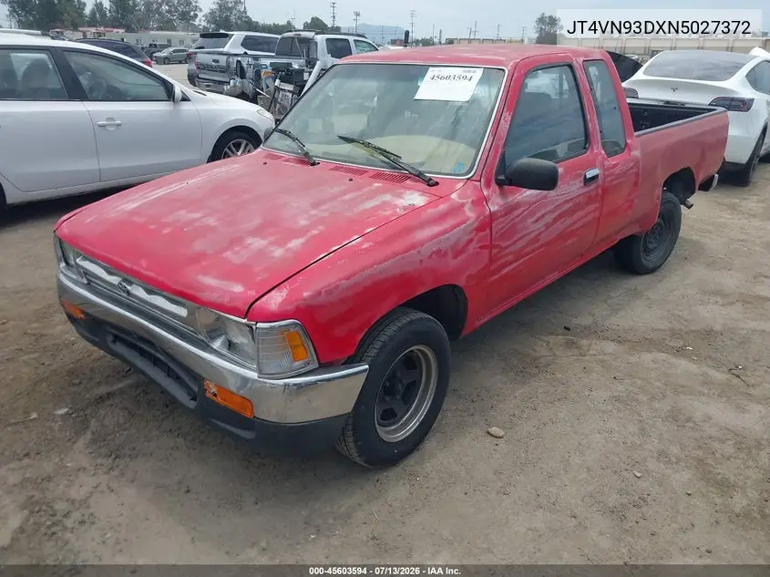 1992 Toyota Pickup 1/2 Ton Ex Lng Whlbse Dlx VIN: JT4VN93DXN5027372 Lot: 45603594