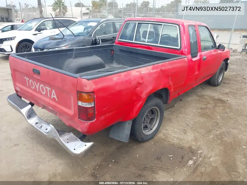 1992 Toyota Pickup 1/2 Ton Ex Lng Whlbse Dlx VIN: JT4VN93DXN5027372 Lot: 45603594