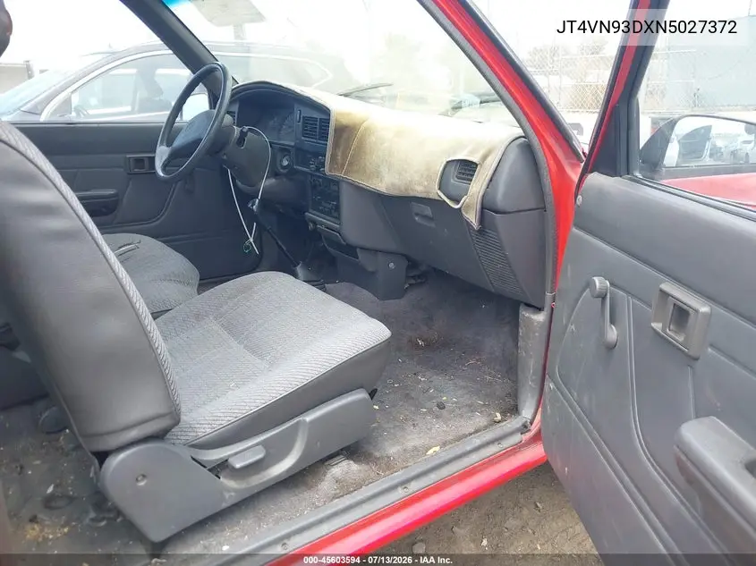 1992 Toyota Pickup 1/2 Ton Ex Lng Whlbse Dlx VIN: JT4VN93DXN5027372 Lot: 45603594