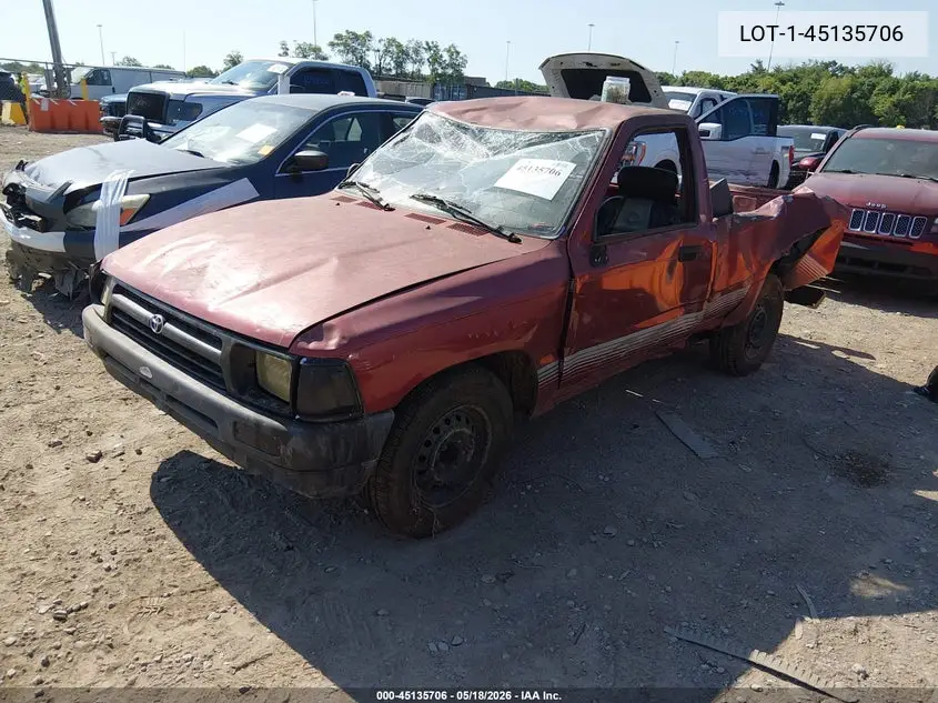 1993 Toyota Pickup 1/2 Ton Short Whlbase Stb VIN: 4TARN81A9PZ136661 Lot: 45135706