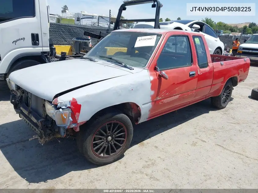 1993 Toyota Pickup 1/2 Ton Ex Long Whlbse Dx VIN: JT4VN93D4P5038225 Lot: 45185007