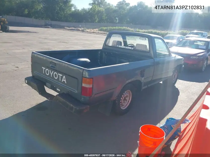 1993 Toyota Pickup 1/2 Ton Short Whlbase Stb VIN: 4TARN81A3PZ102831 Lot: 45397837