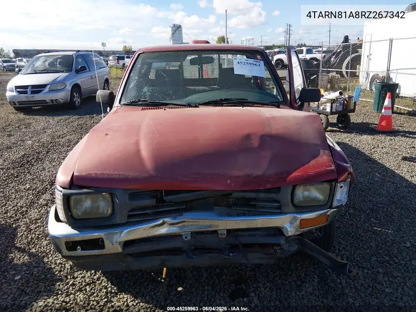 1994 Toyota Pickup 1/2 Ton Short Whlbase Stb VIN: 4TARN81A8RZ267342 Lot: 45259963