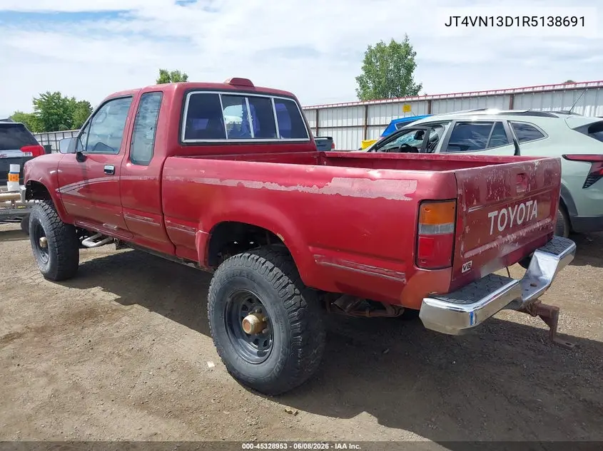 1994 Toyota Pickup 1/2 Ton Ex Lng Whlbase/Dx VIN: JT4VN13D1R5138691 Lot: 45328953