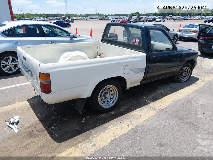 1994 Toyota Pickup 1/2 Ton Short Whlbase Stb VIN: 4TARN81A2RZ269040 Lot: 45414242