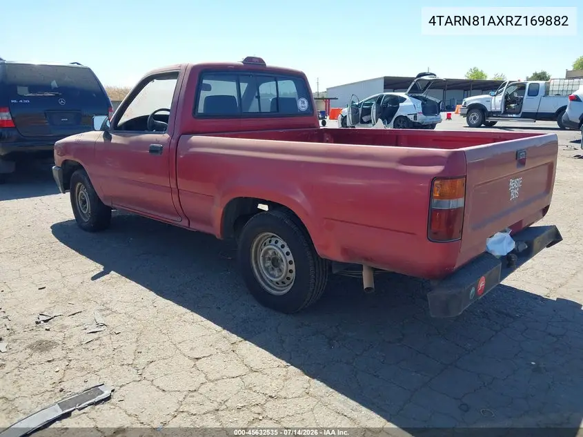 1994 Toyota Pickup 1/2 Ton Short Whlbase Stb VIN: 4TARN81AXRZ169882 Lot: 45632535