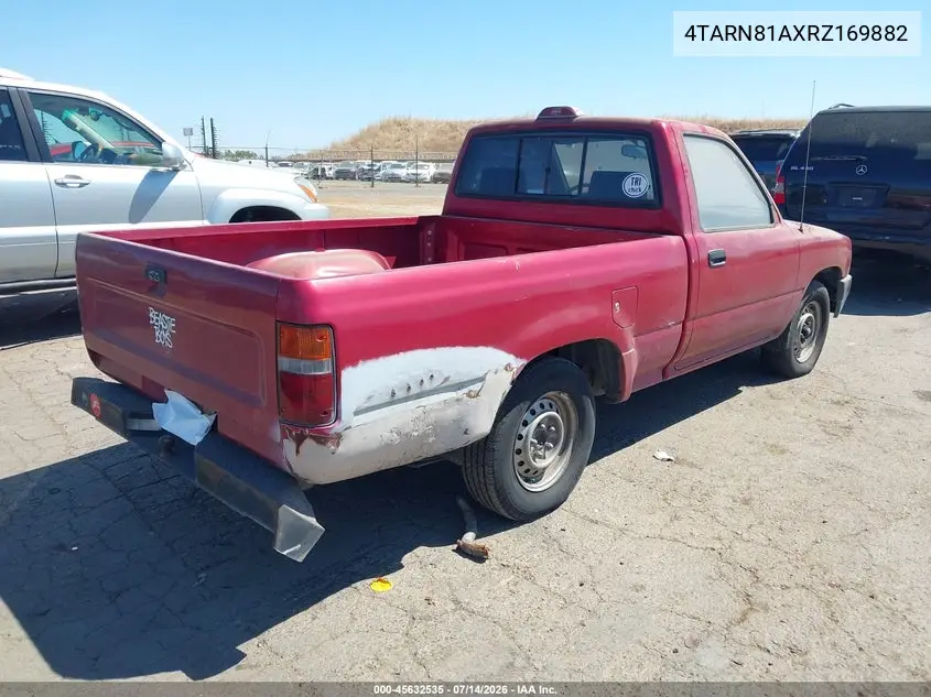 1994 Toyota Pickup 1/2 Ton Short Whlbase Stb VIN: 4TARN81AXRZ169882 Lot: 45632535