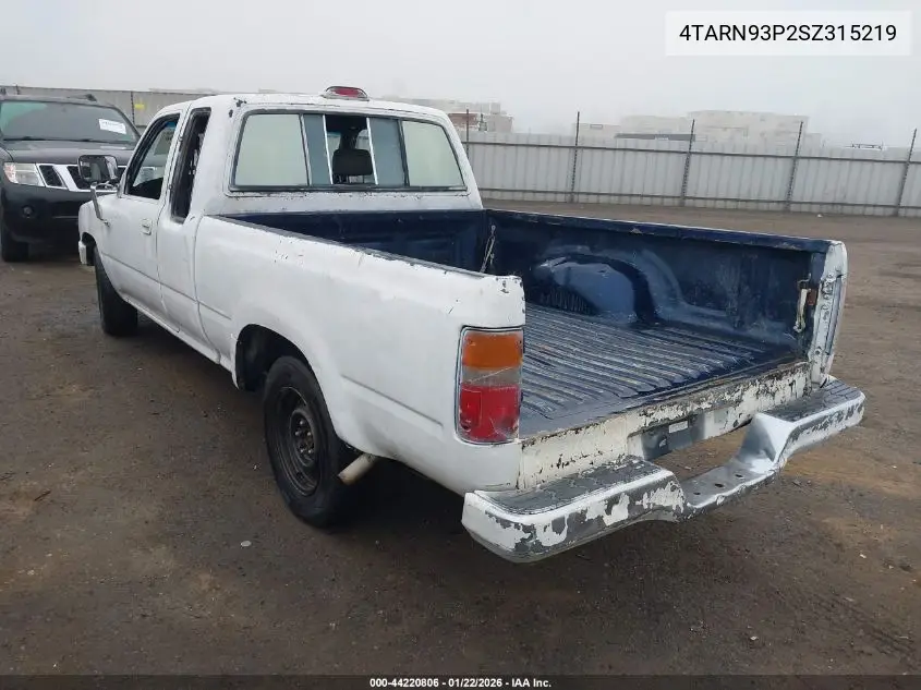 1995 Toyota Pickup 1/2 Ton Ex Long Whlbse Dx VIN: 4TARN93P2SZ315219 Lot: 44220806