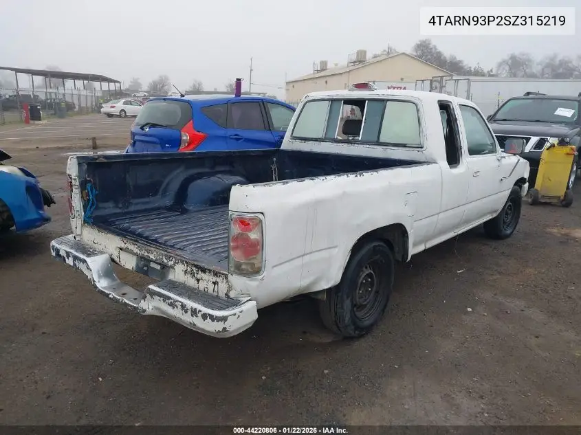 1995 Toyota Pickup 1/2 Ton Ex Long Whlbse Dx VIN: 4TARN93P2SZ315219 Lot: 44220806