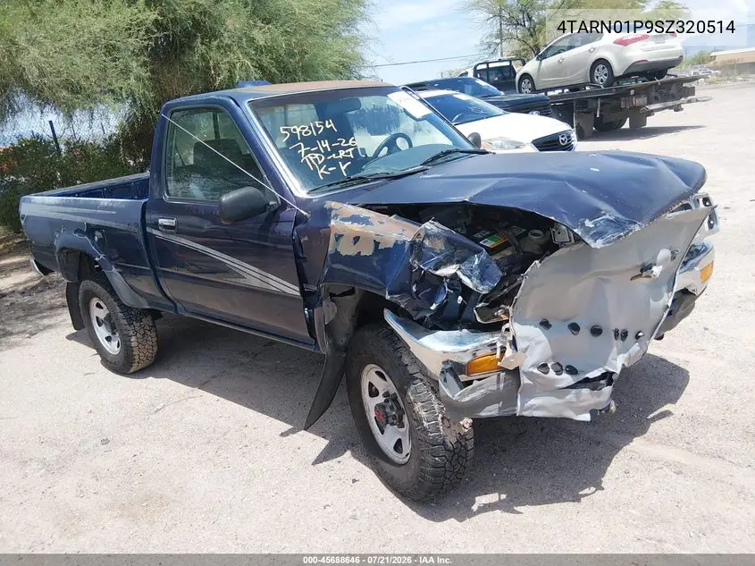 1995 Toyota Pickup 1/2 Ton Short Whlbse Dx VIN: 4TARN01P9SZ320514 Lot: 45688646