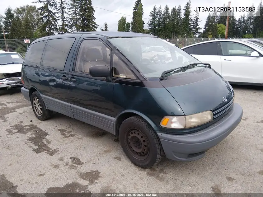 1994 Toyota Previa Le VIN: JT3AC12R0R1153583 Lot: 45138905