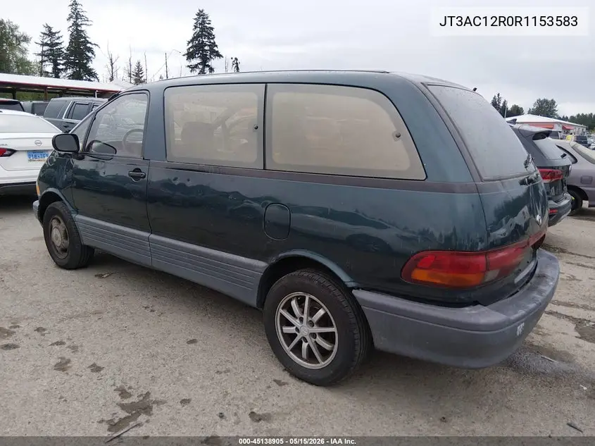 1994 Toyota Previa Le VIN: JT3AC12R0R1153583 Lot: 45138905