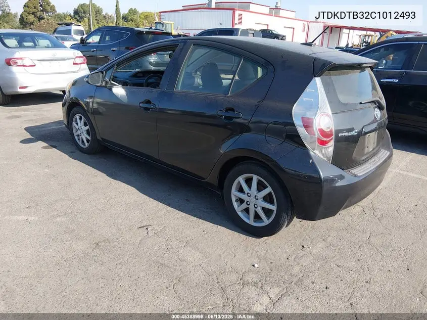 2012 Toyota Prius C Four VIN: JTDKDTB32C1012493 Lot: 45388998