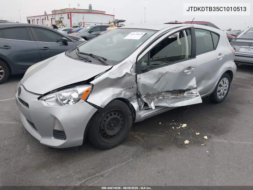 2012 Toyota Prius C Two VIN: JTDKDTB35C1010513 Lot: 45474039