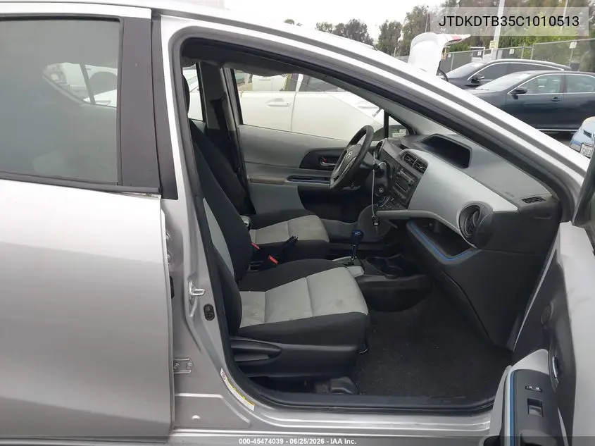 2012 Toyota Prius C Two VIN: JTDKDTB35C1010513 Lot: 45474039