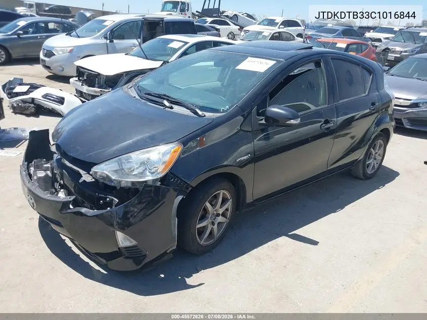 2012 Toyota Prius C Three VIN: JTDKDTB33C1016844 Lot: 45572626
