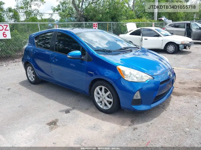 2013 Toyota Prius C Three VIN: JTDKDTB34D1055718 Lot: 45281108