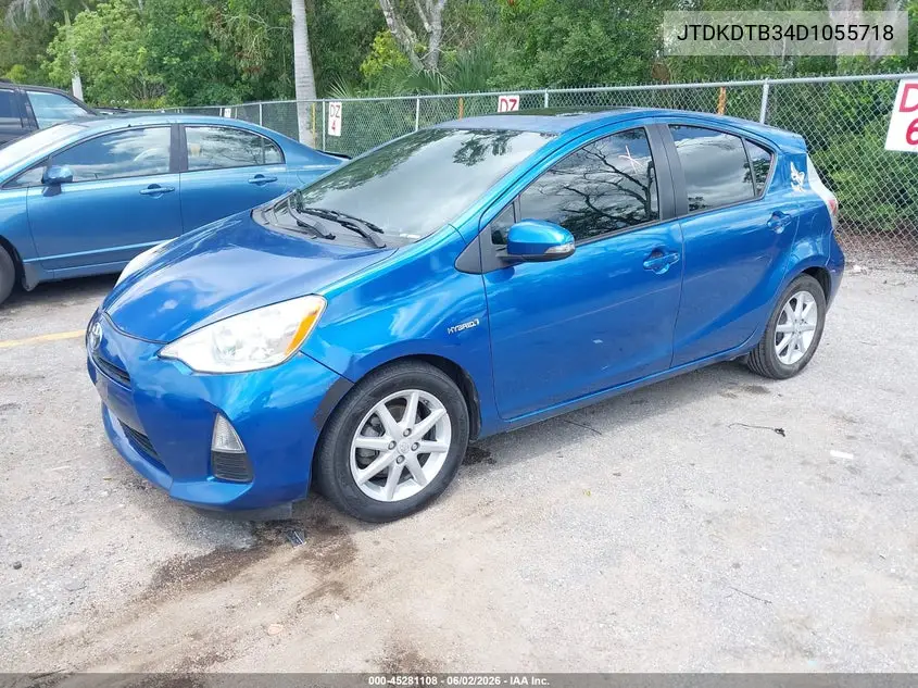 2013 Toyota Prius C Three VIN: JTDKDTB34D1055718 Lot: 45281108