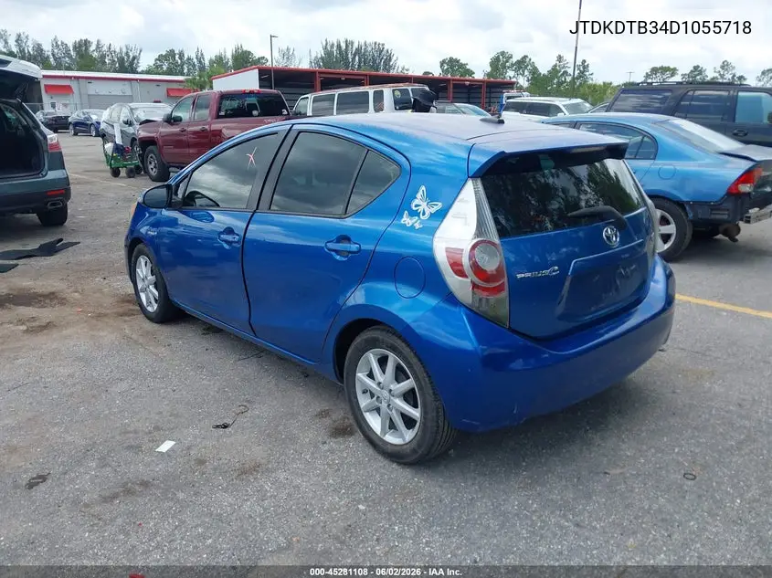 2013 Toyota Prius C Three VIN: JTDKDTB34D1055718 Lot: 45281108