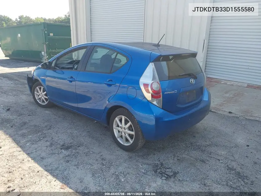 2013 Toyota Prius C Three VIN: JTDKDTB33D1555580 Lot: 45305706