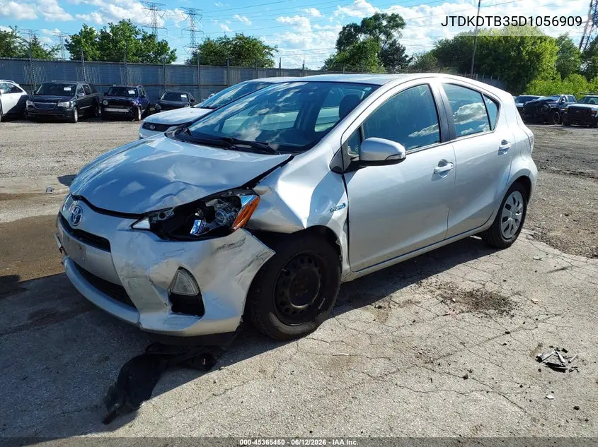 2013 Toyota Prius C Two VIN: JTDKDTB35D1056909 Lot: 45365450