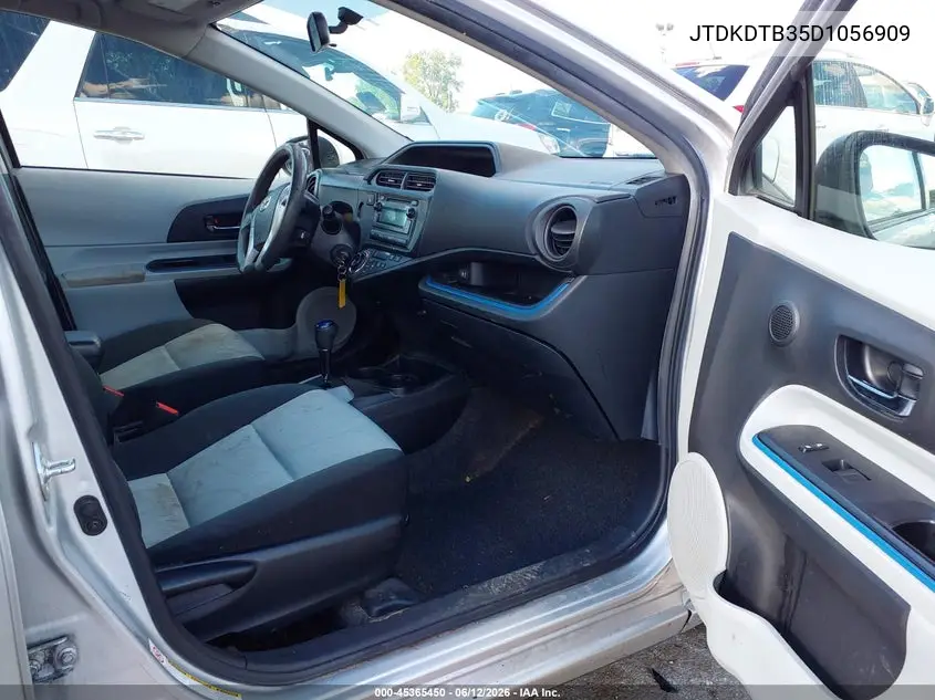 2013 Toyota Prius C Two VIN: JTDKDTB35D1056909 Lot: 45365450