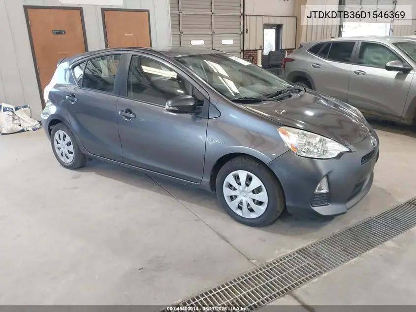 2013 Toyota Prius C Two VIN: JTDKDTB36D1546369 Lot: 45400014